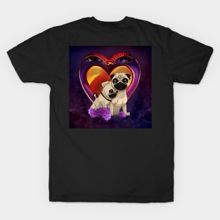 Little pug in love T-Shirt